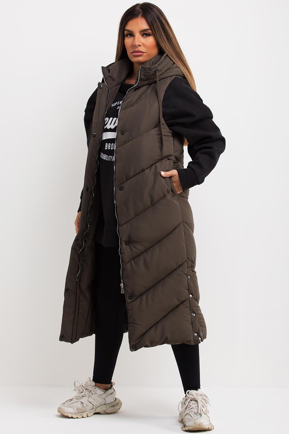 long gilet womens uk