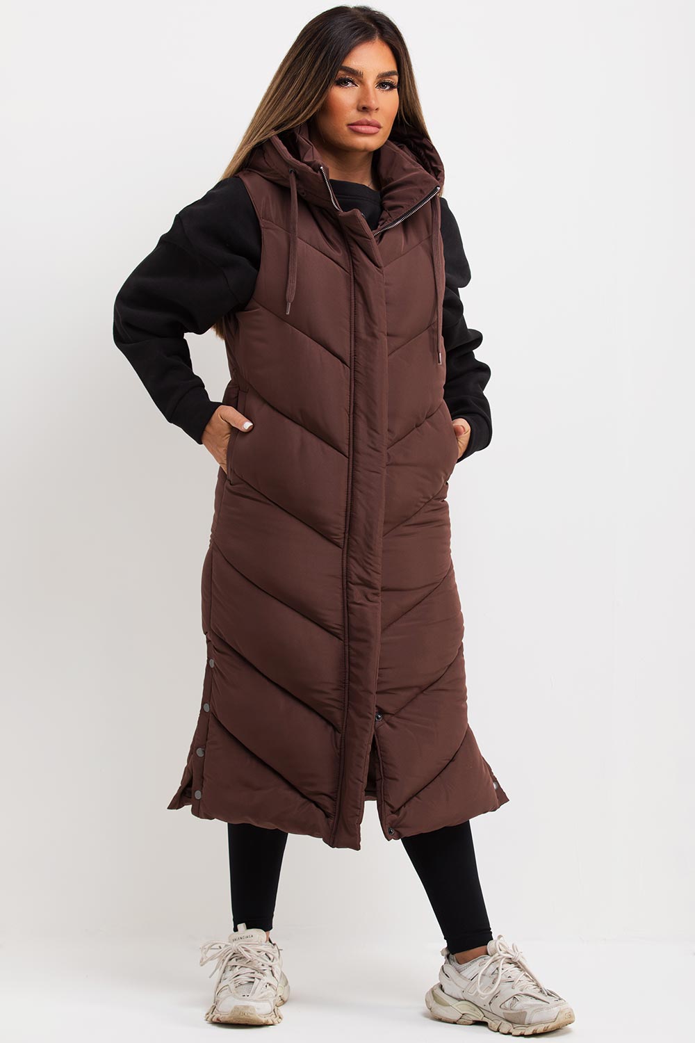 womens puffer padded gilet uk
