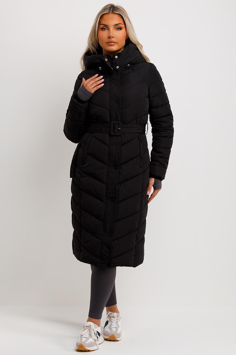 women long puffer coat