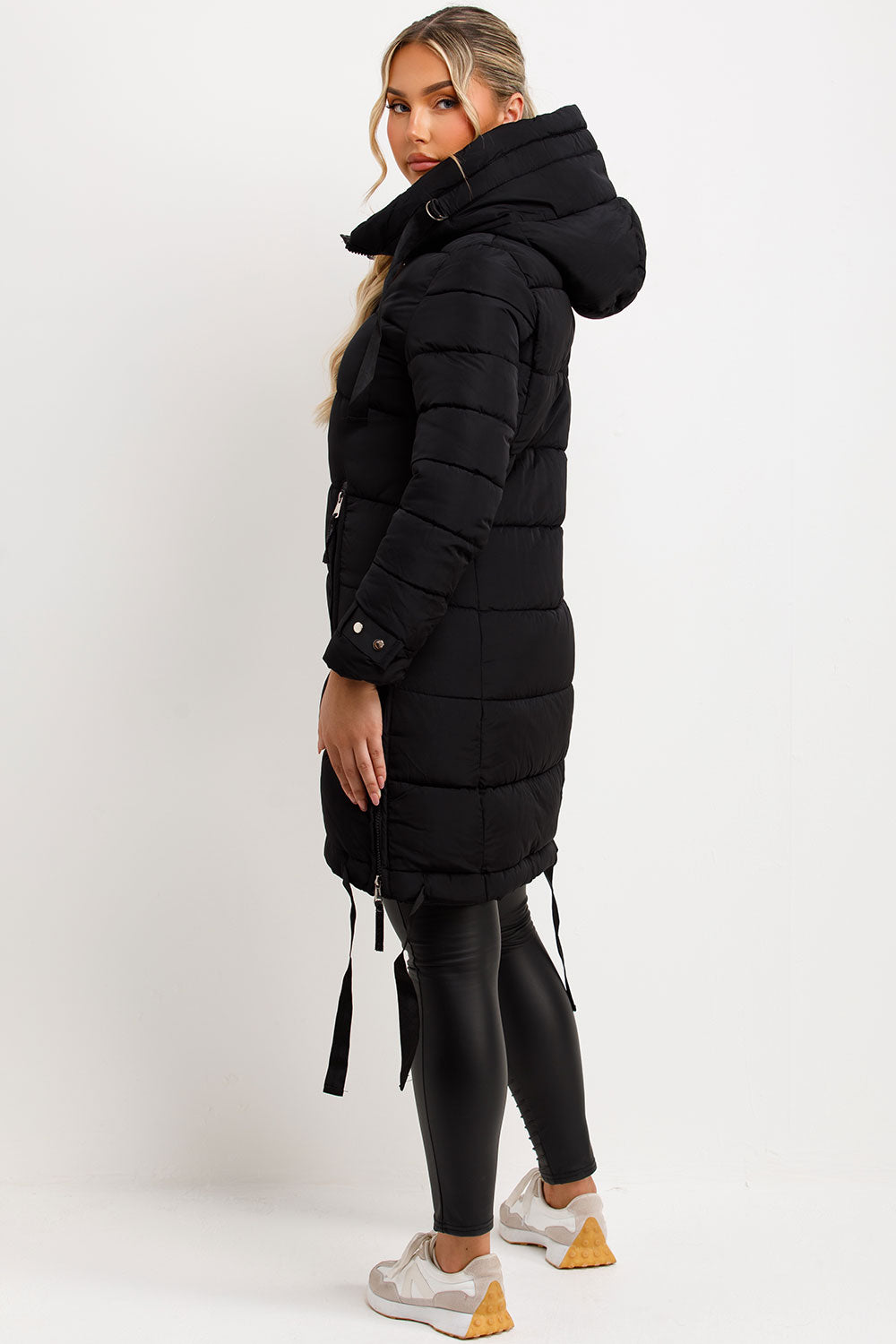 black long winter coat women