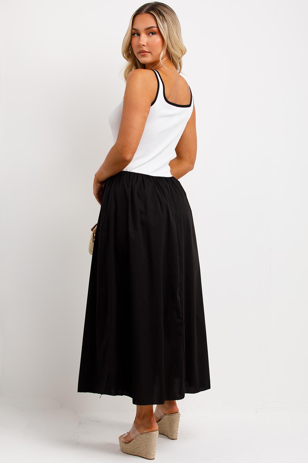 maxi dress for summer holidays beach outfit for womens uk