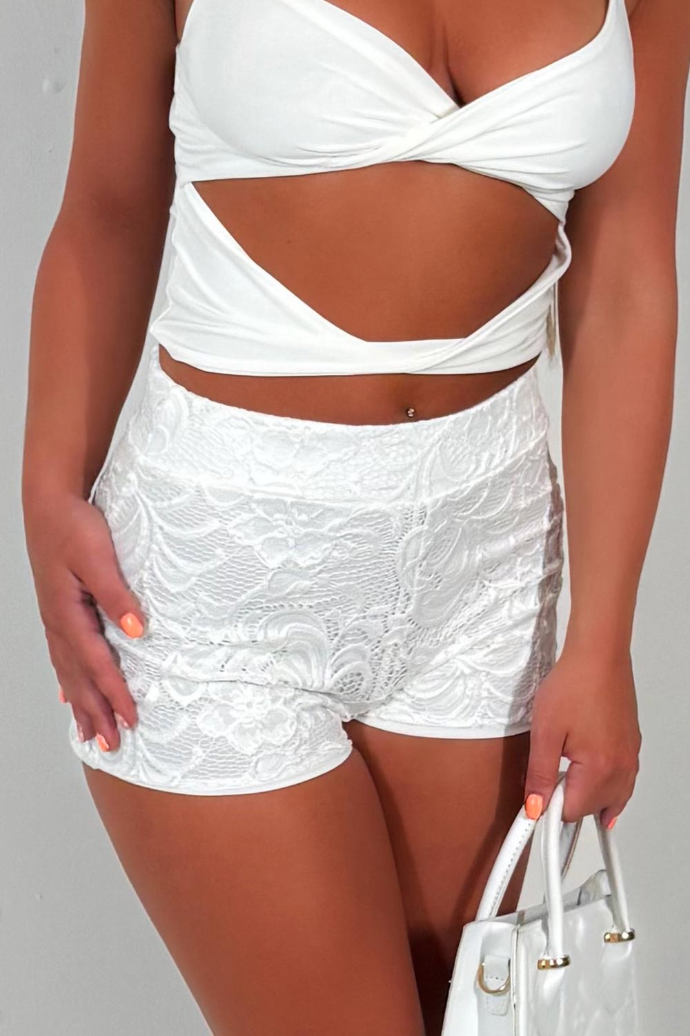 low rise lace shorts festival clothes