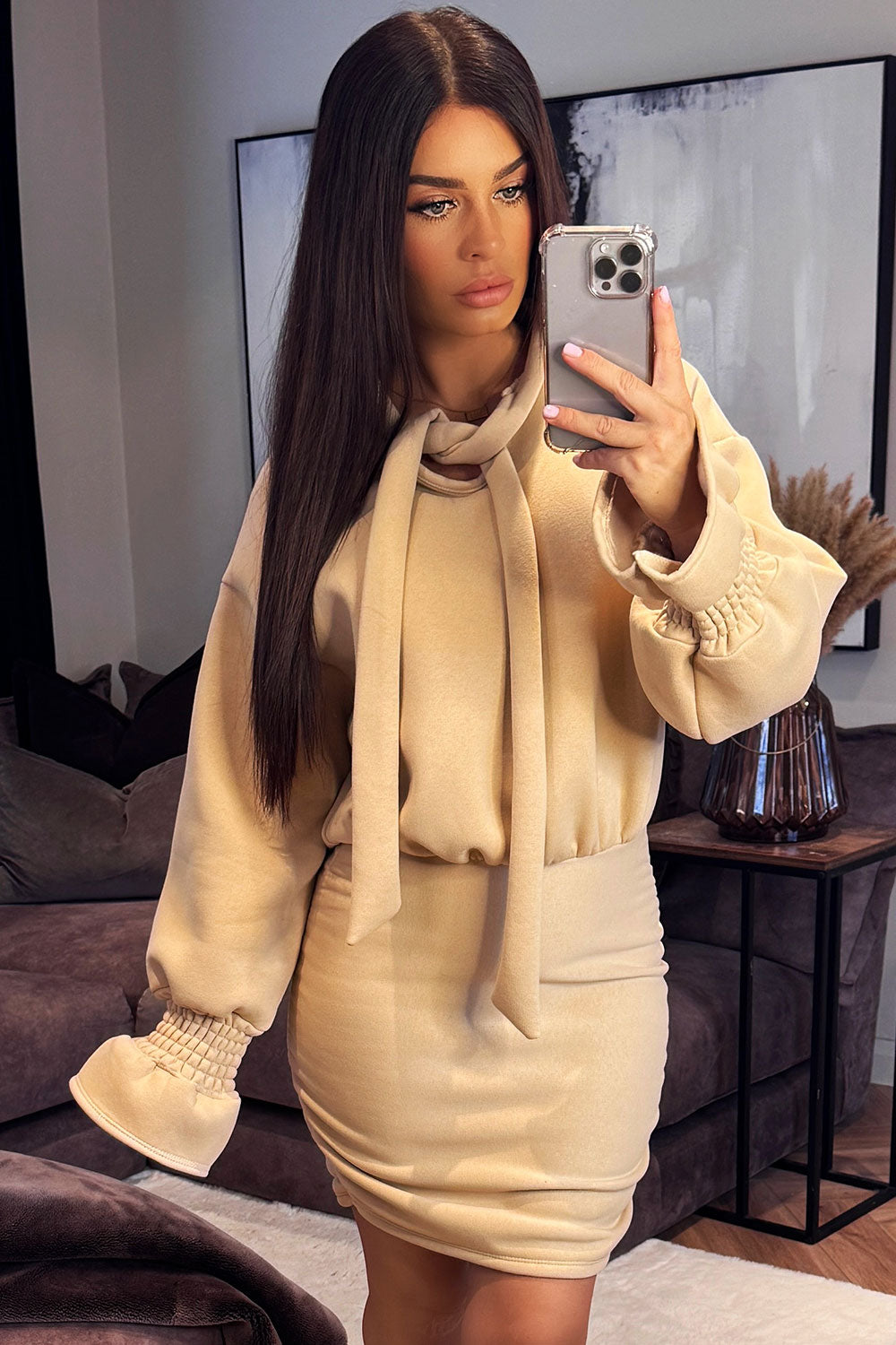 long sleeve bodycon jumper dress sale uk