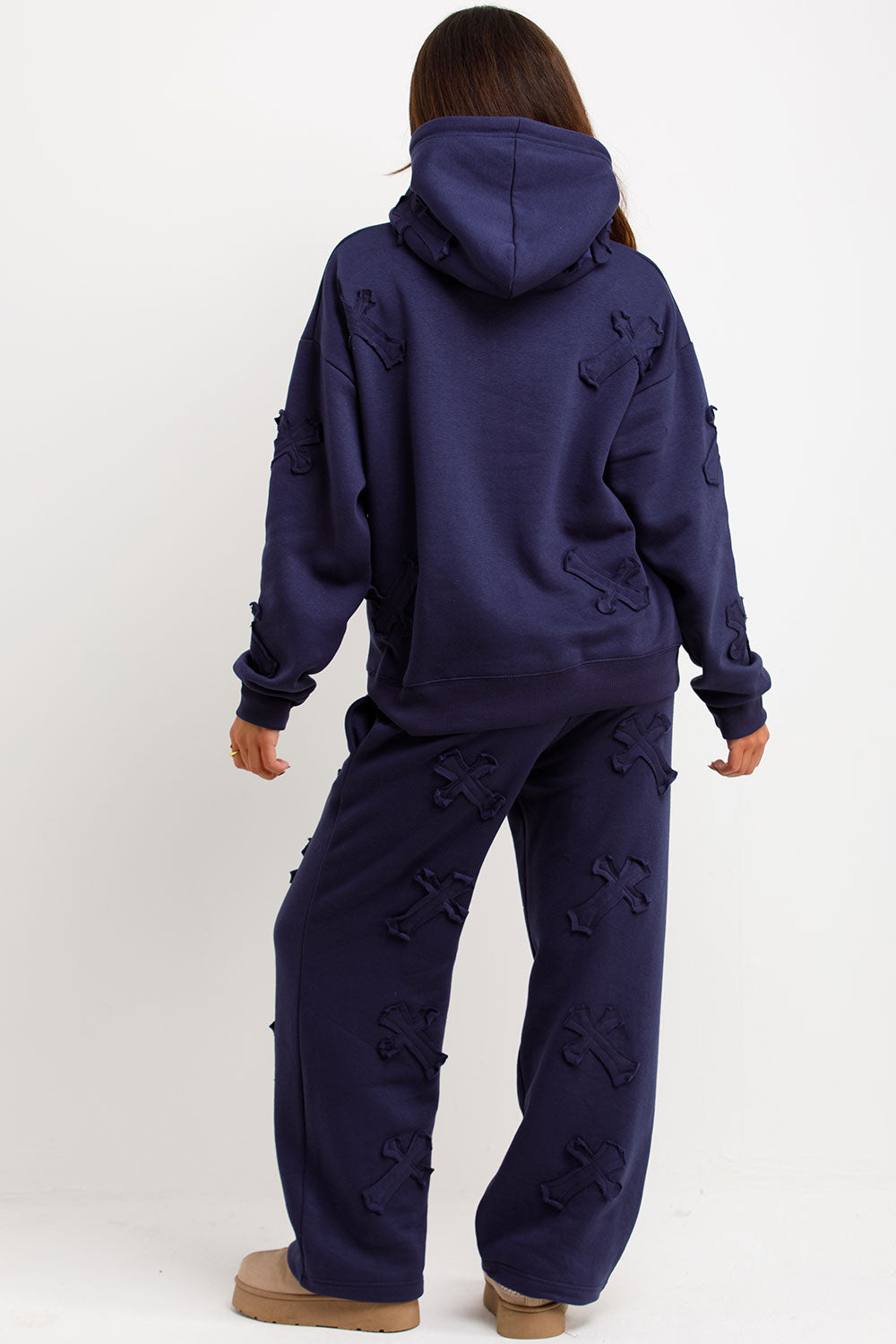 womens crucifix hoodie and joggers