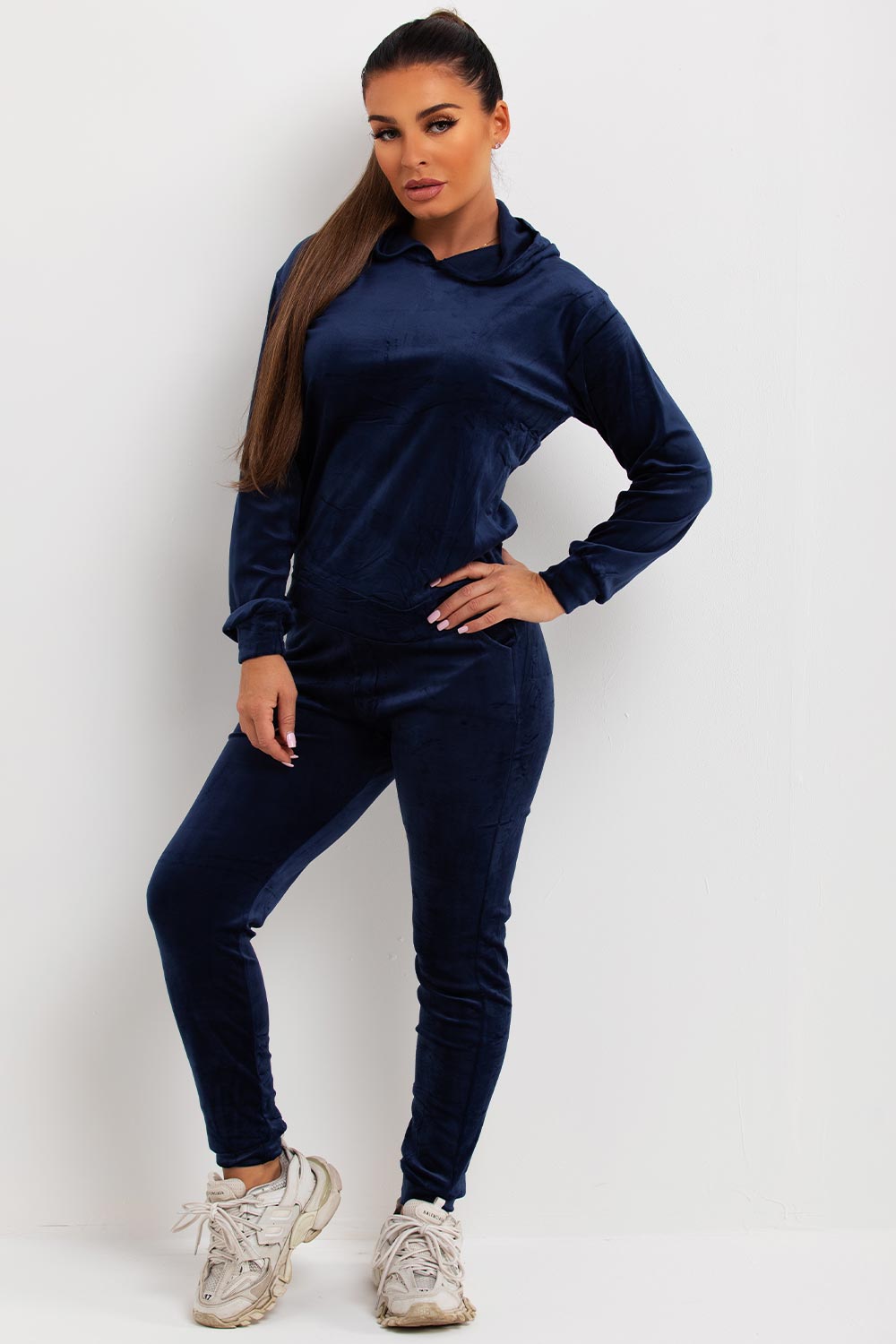 womens velour hooded tracksuit juicy couture loungewear co ord set