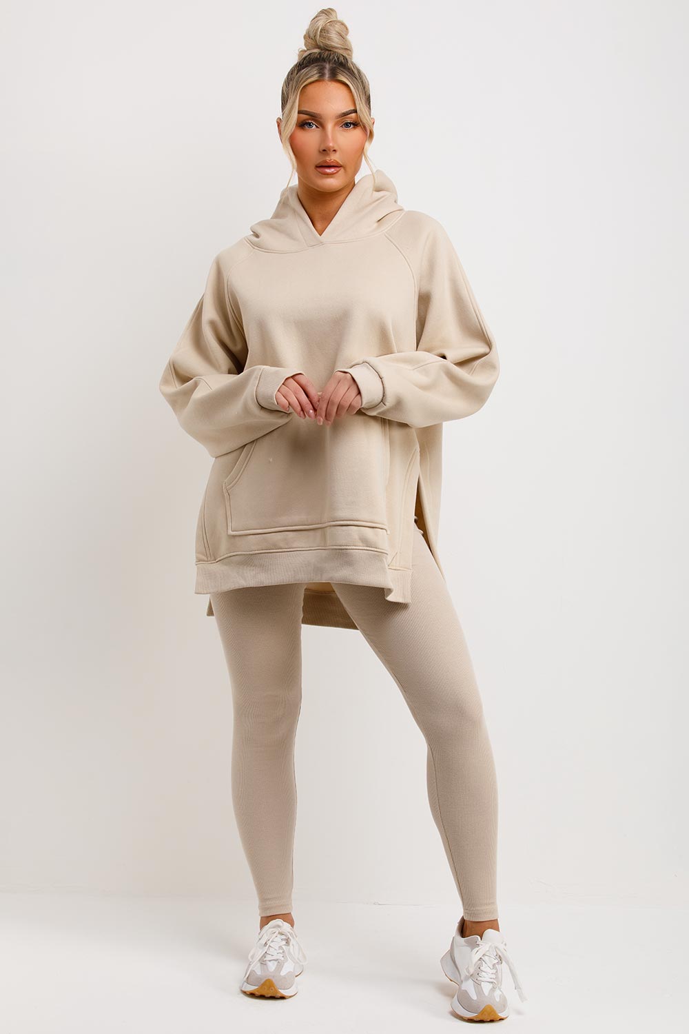 womens oversized hoodie and leggings co ord set