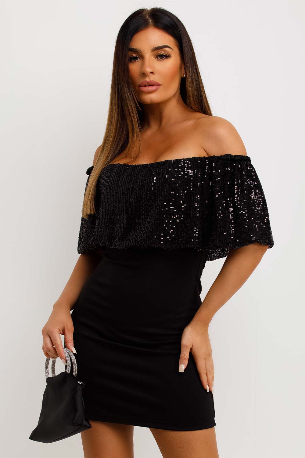 sequin sparkly party dress