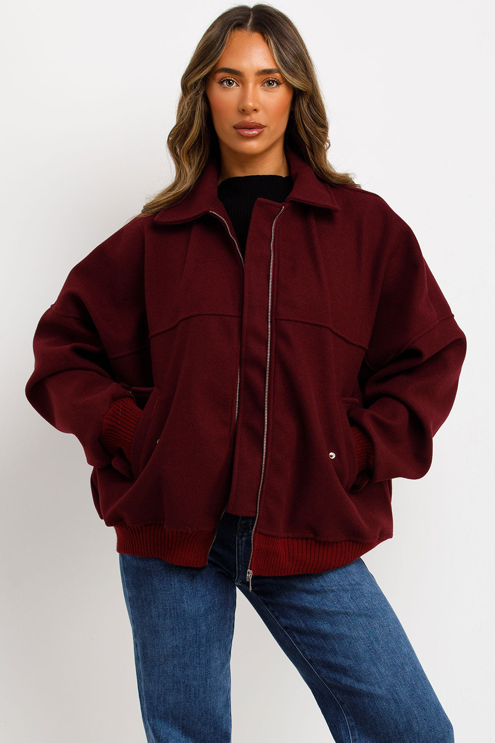 womens zara soft bomber jacket styledup