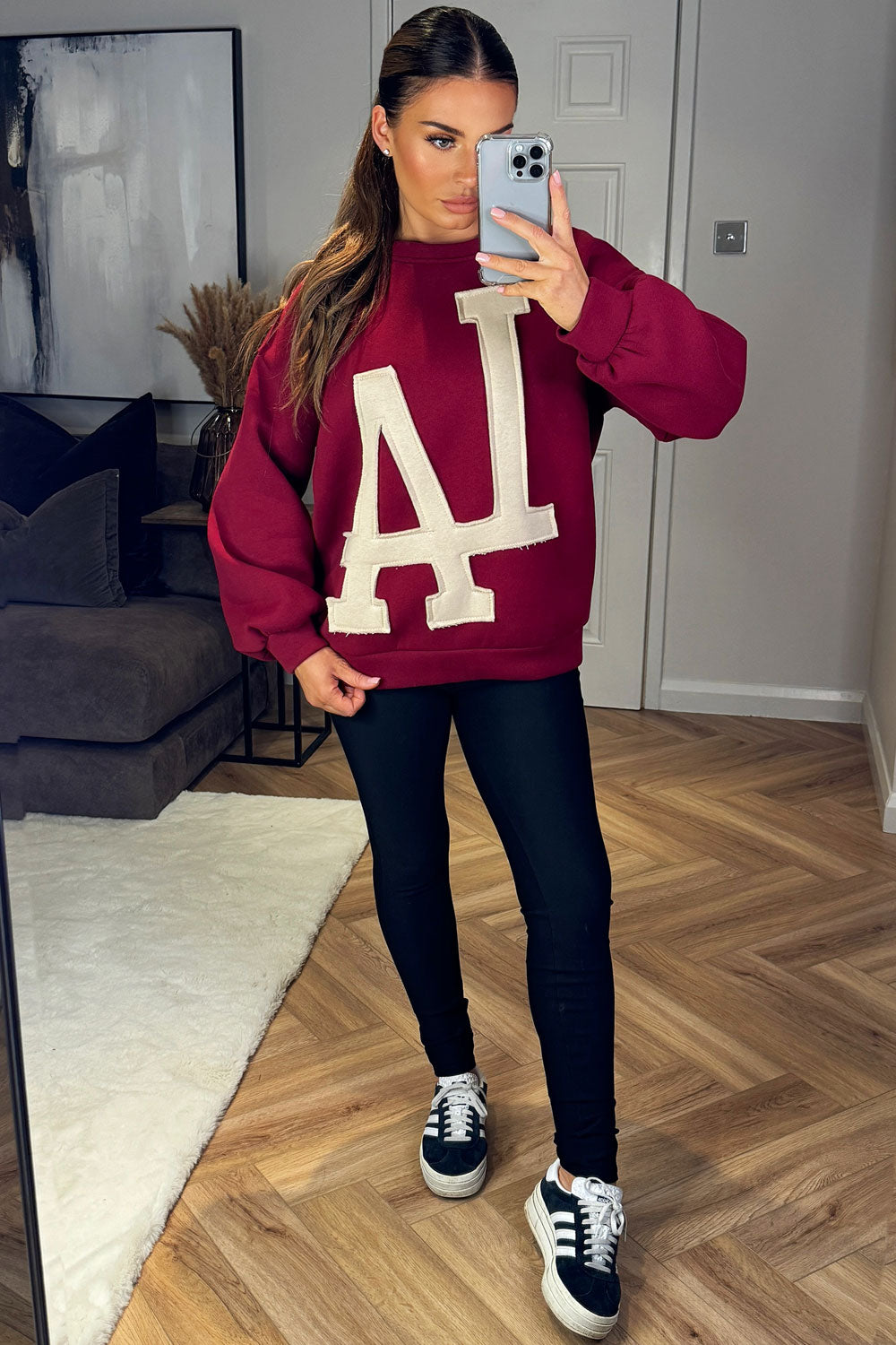 womens la jumper sweatshirt