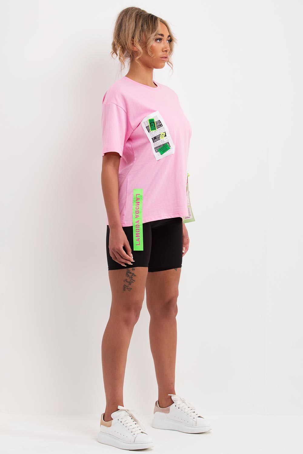 womens off white oversized t shirt