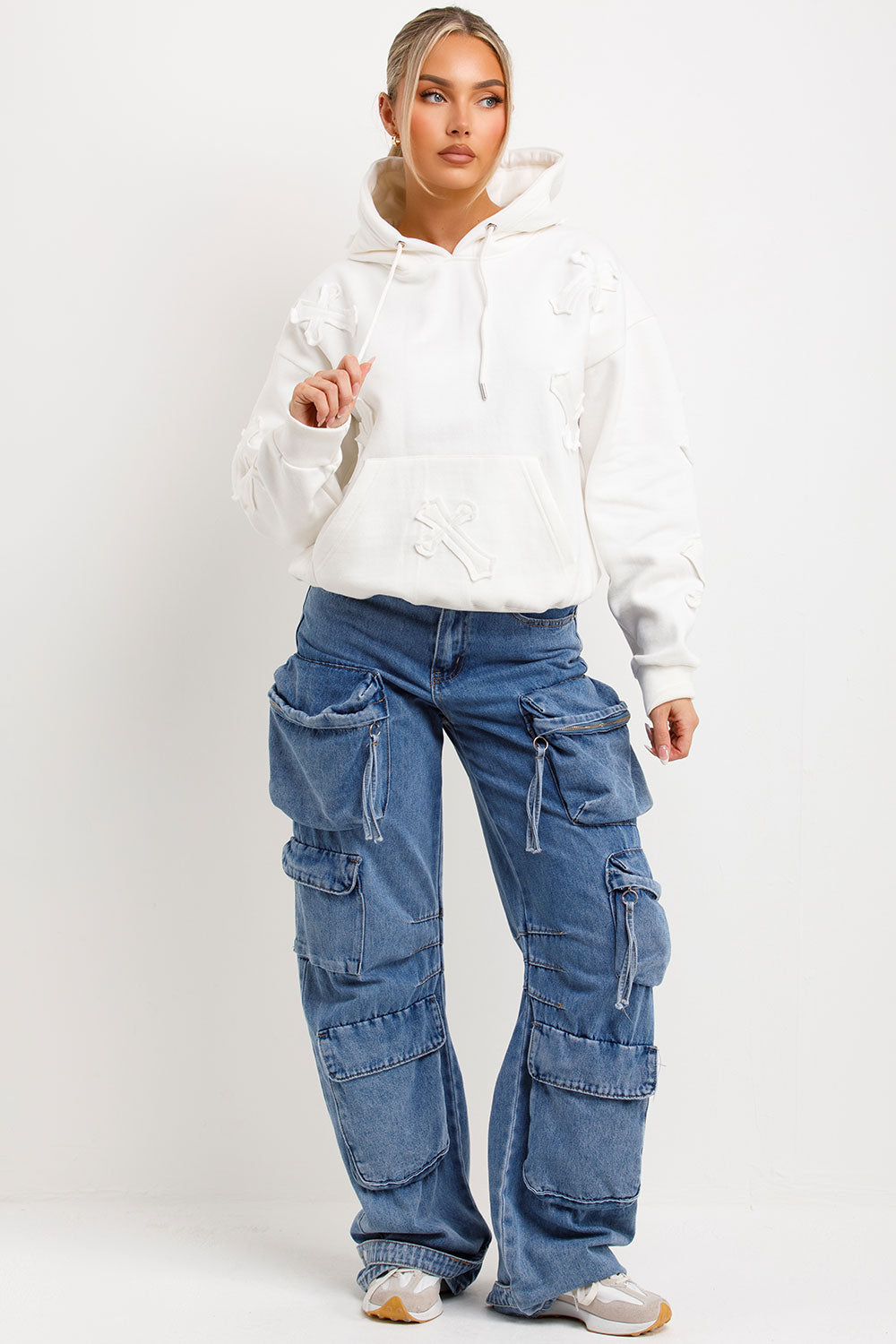 cross hoodie for womens