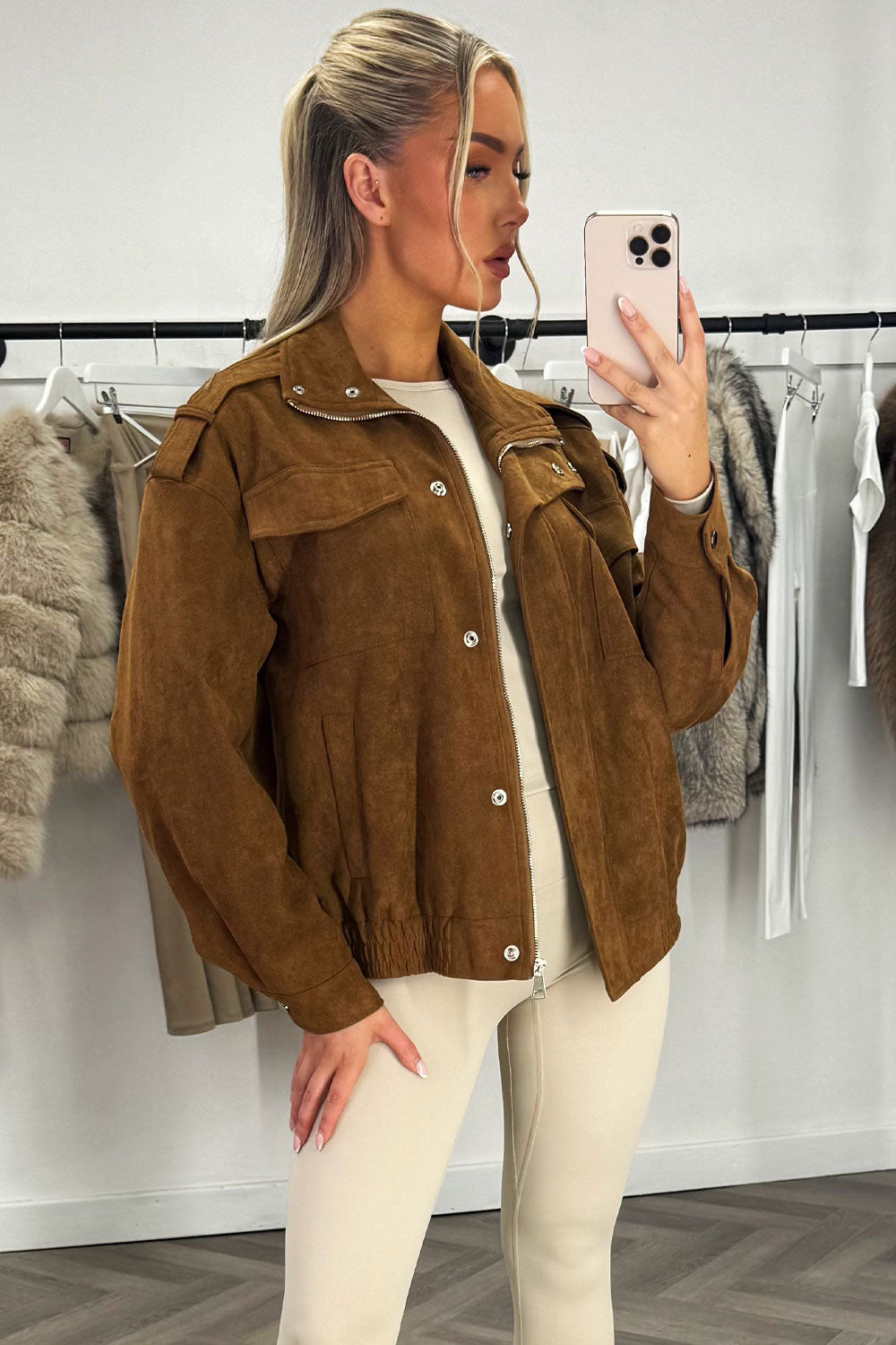 womens suede jacket zara uk