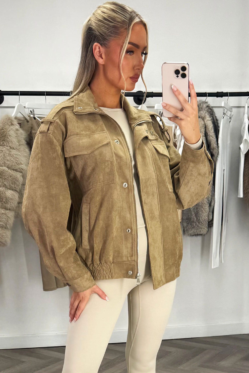 womens suede jacket zara uk