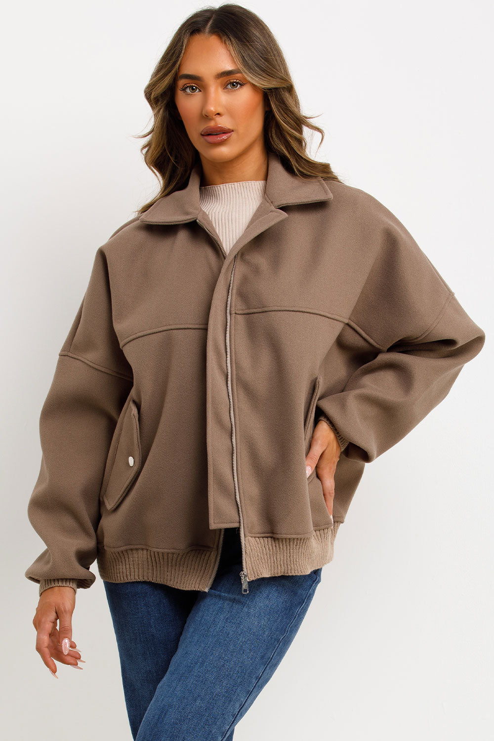 womens soft bomber jacket zara uk