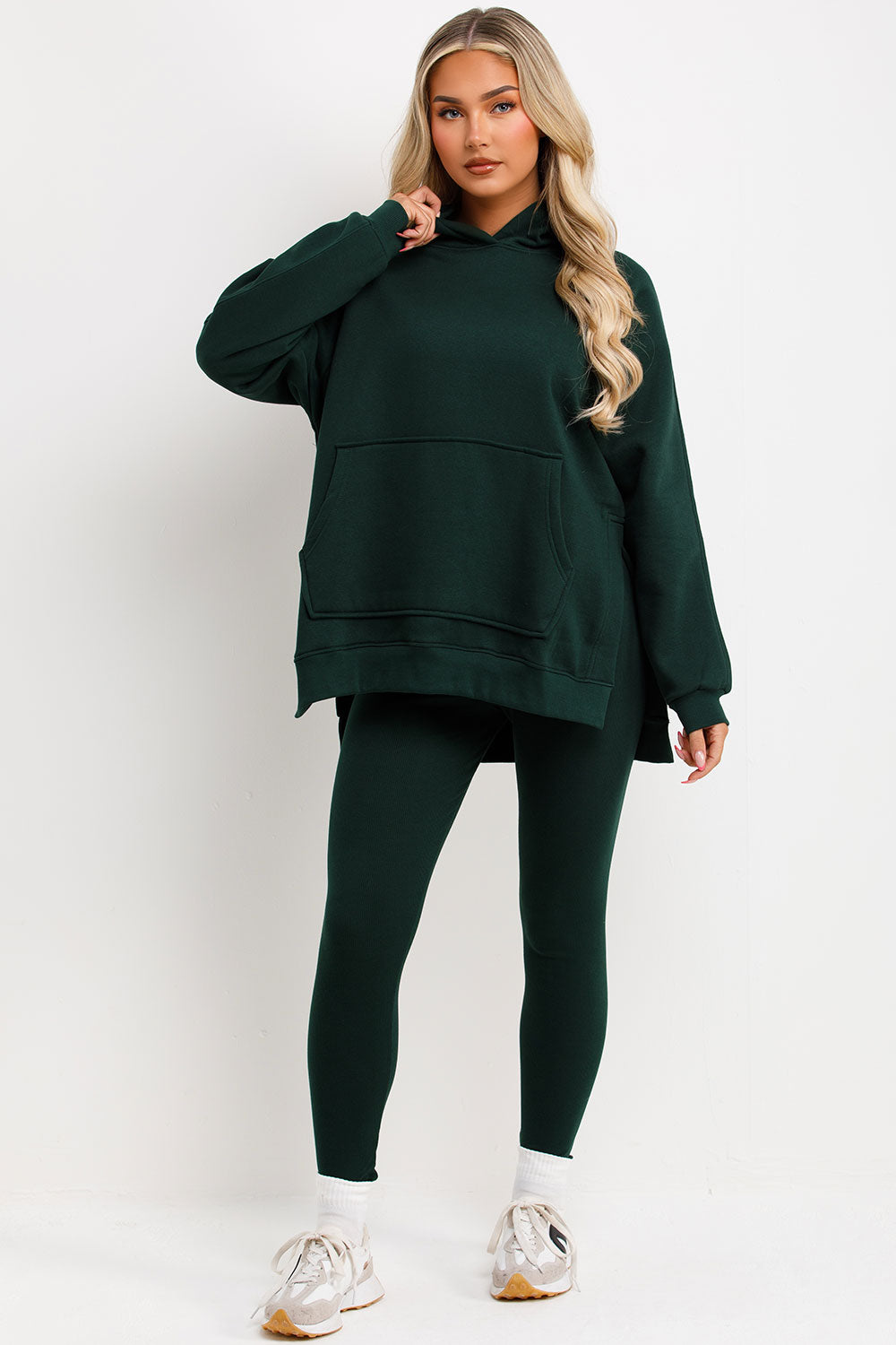 womens leggings and hoodie two piece set