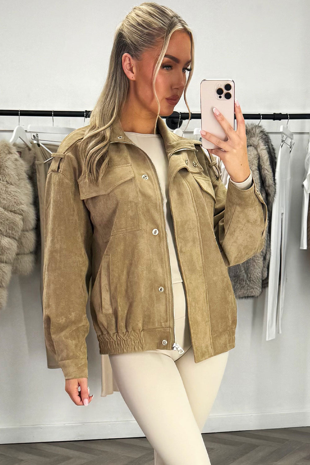 womens suede jacket zara uk