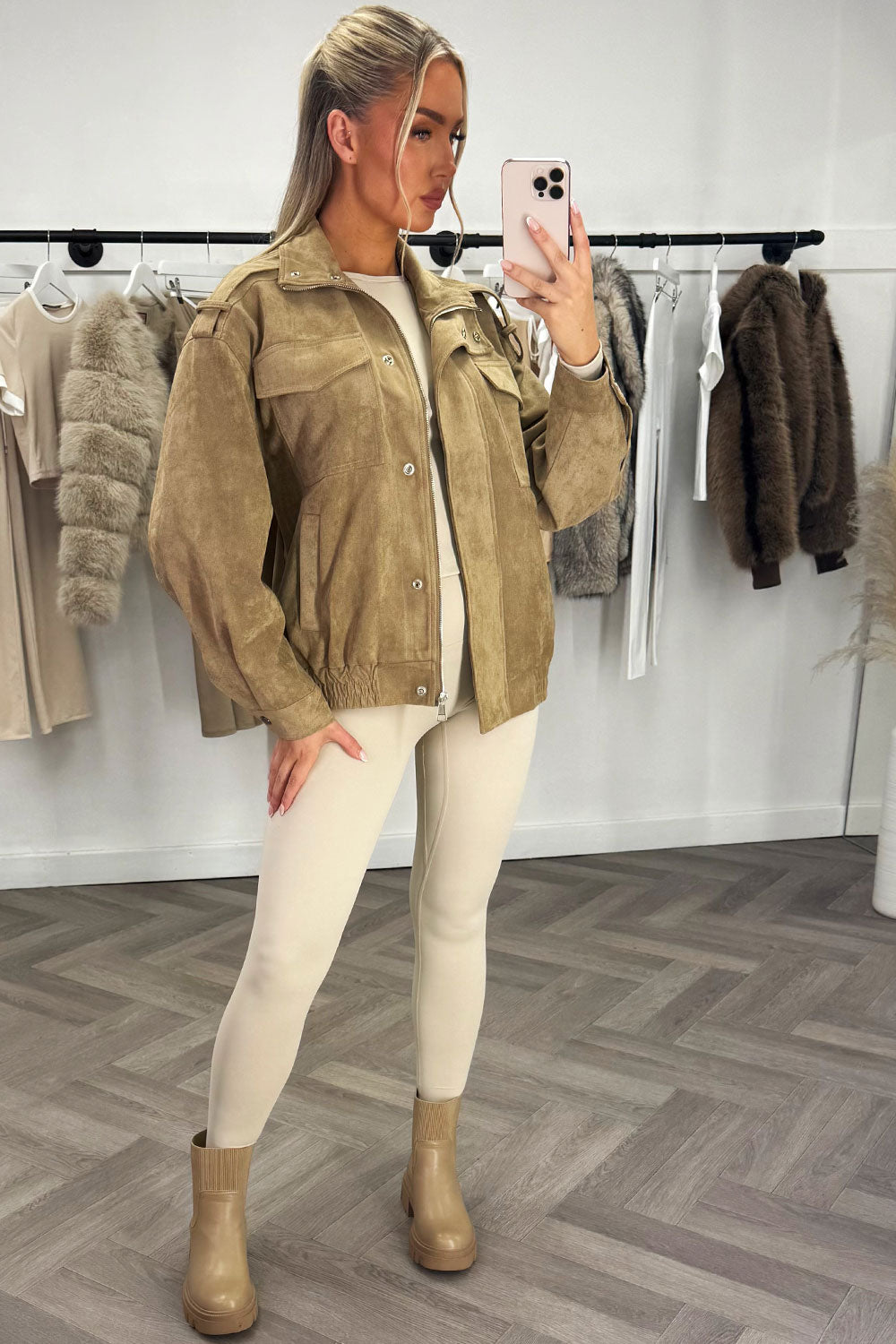 womens suede jacket zara uk styled up