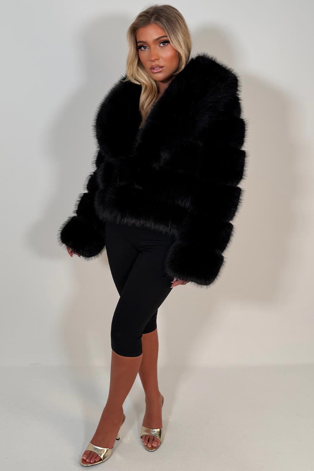 womens fur coats for winter uk