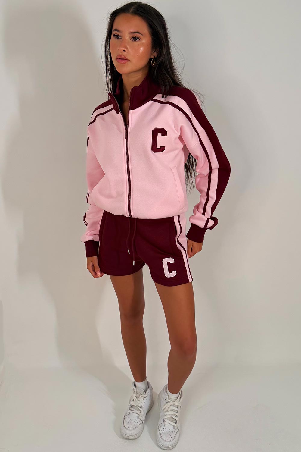 womens zara loungewear set shorts tracksuit