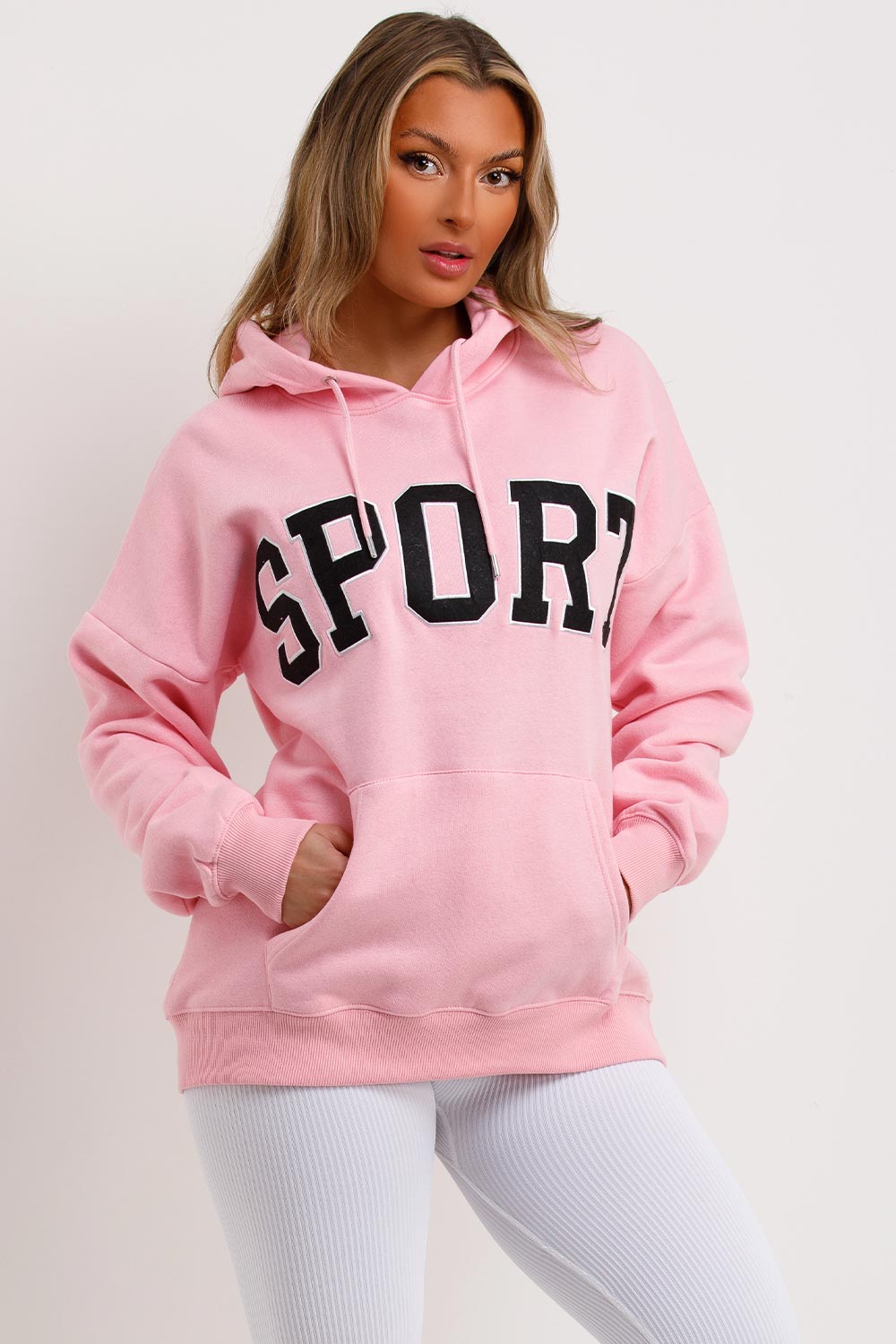 sport hoodie oversized sweatshirt