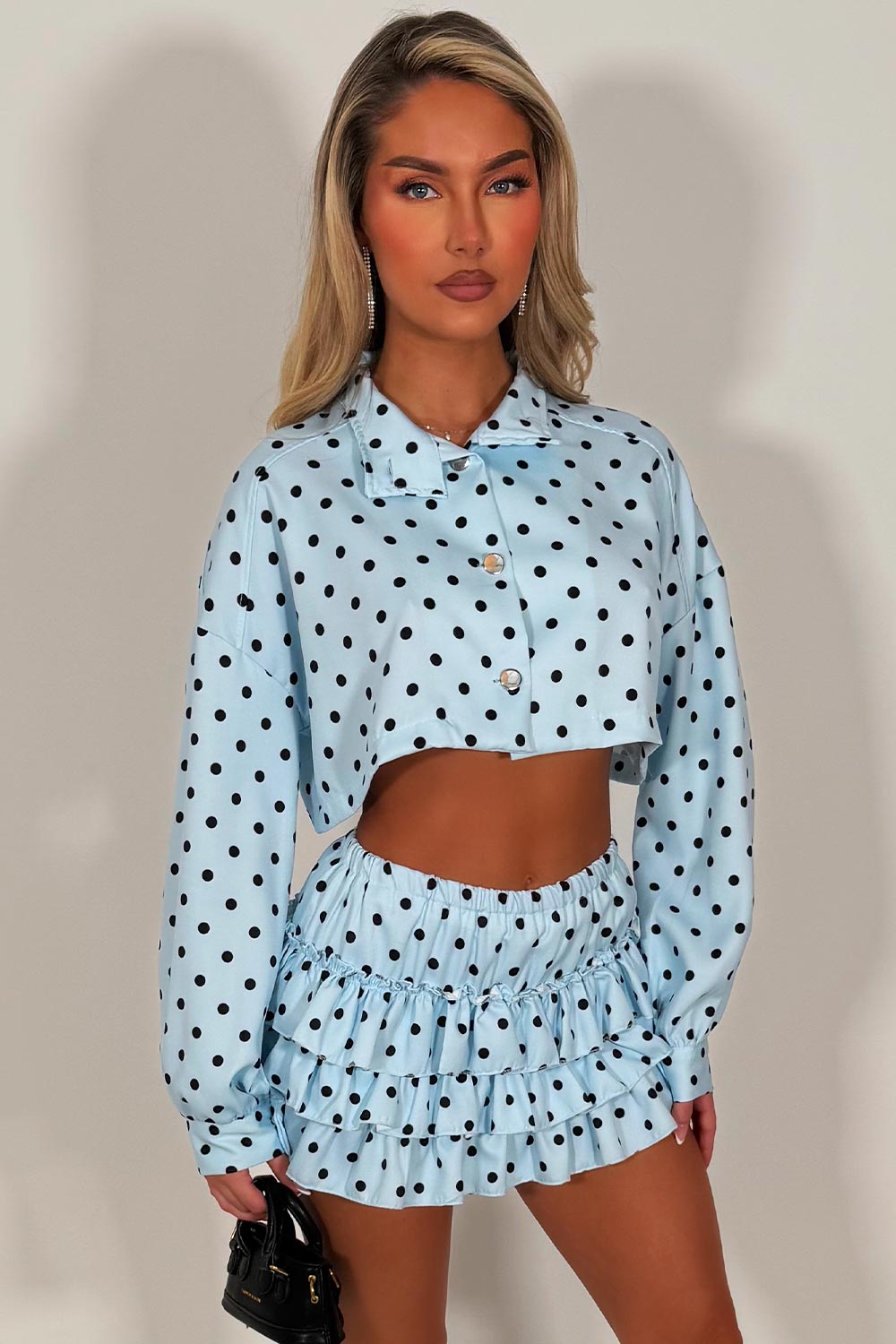 polka dot outfit set styledup summer holiday outfits