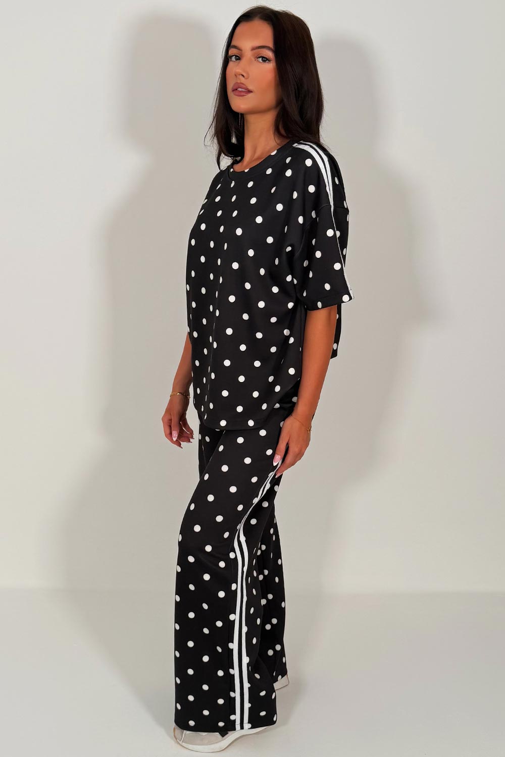 womens polka dot lounge set styledup sale uk