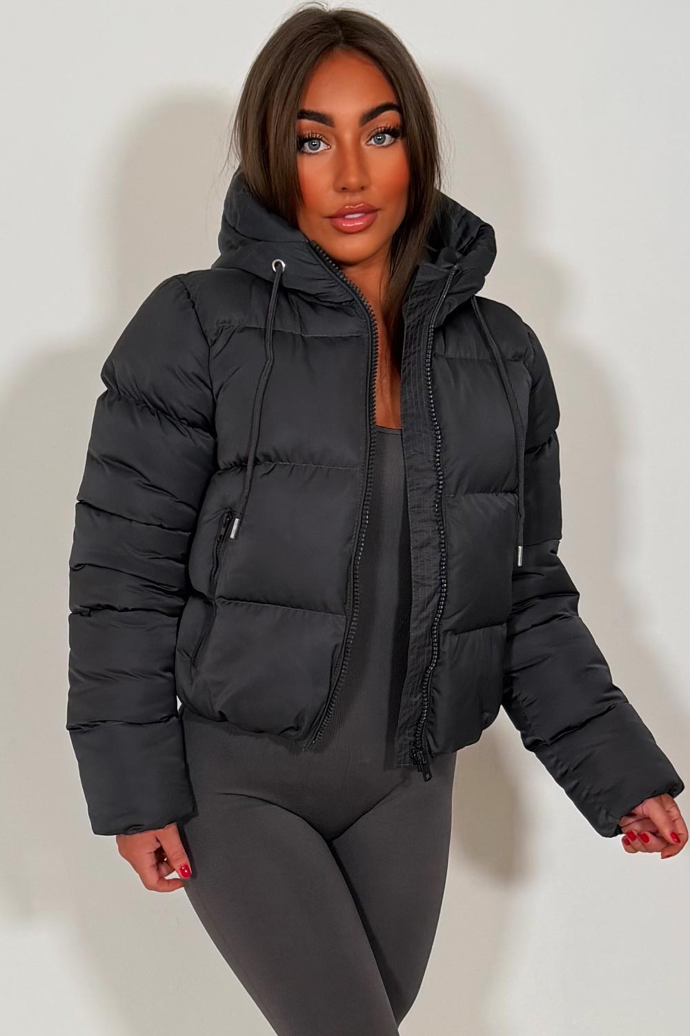 womens zara puffer jacket