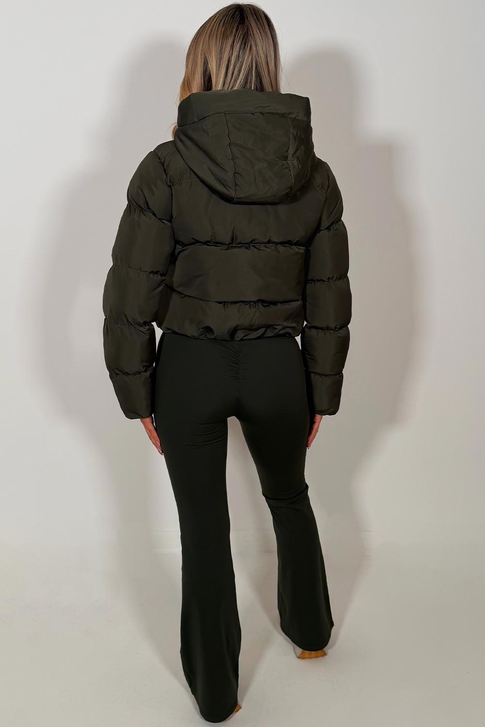 puffer padded hooded jacket zara womens