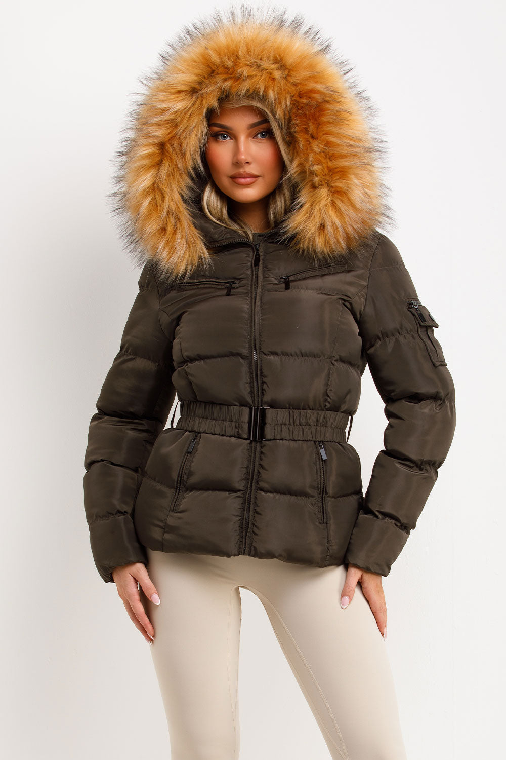 womens winter jacket with fur hood styledup