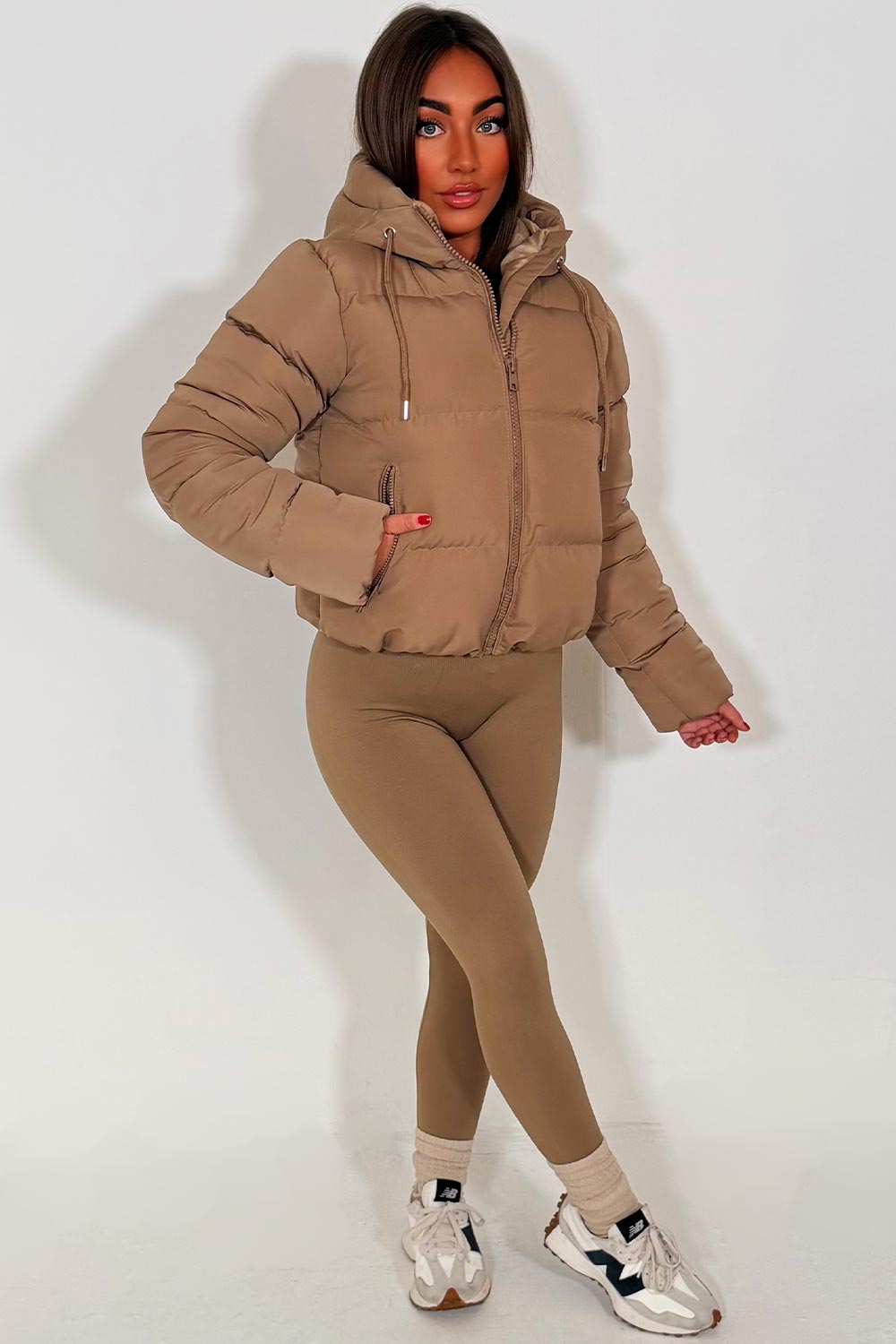 zara womens beige winter jacket sale