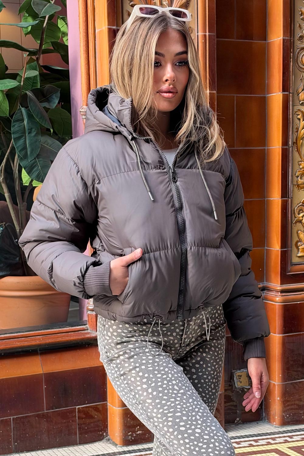 zara padded puffer jacket for womens uk