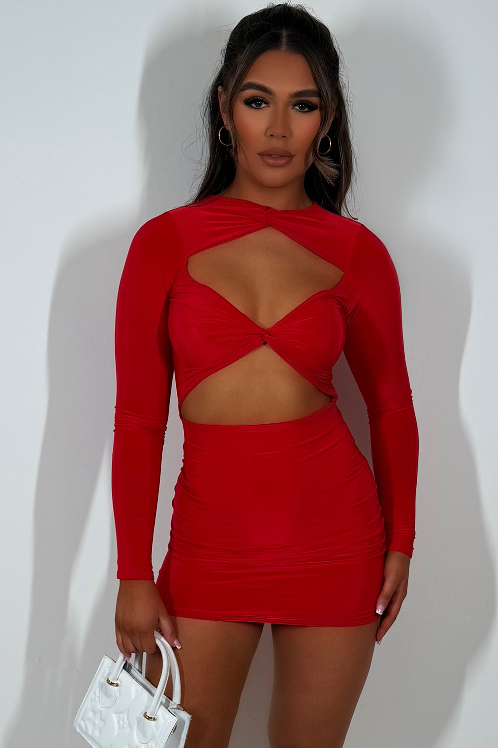 going out holiday festival dress with long sleeves and mini length styledup fashion