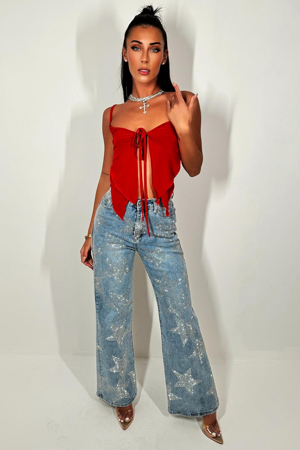 festival bralette tie front crop top going out holiday outfit
