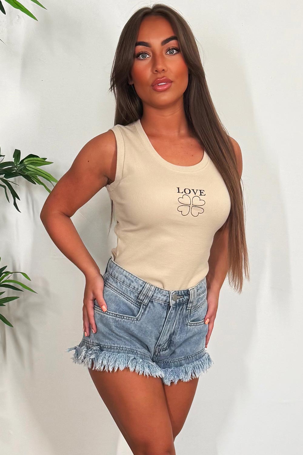 ribbed vest top sale