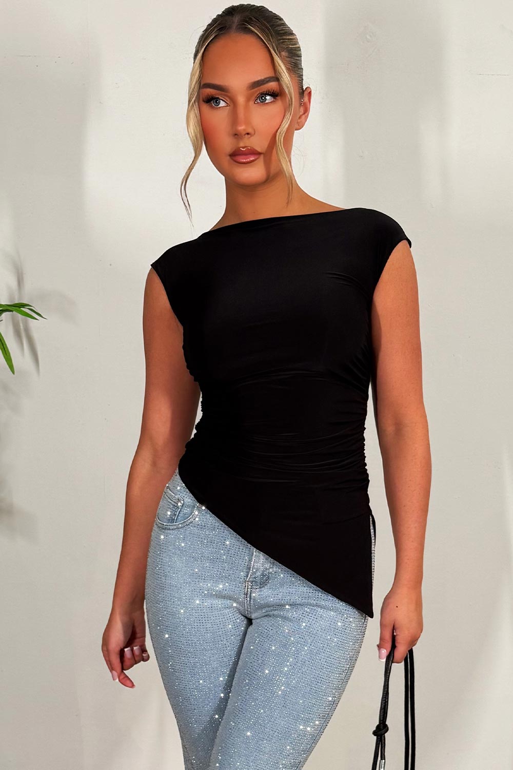 asymmetric top festival summer holiday clothes