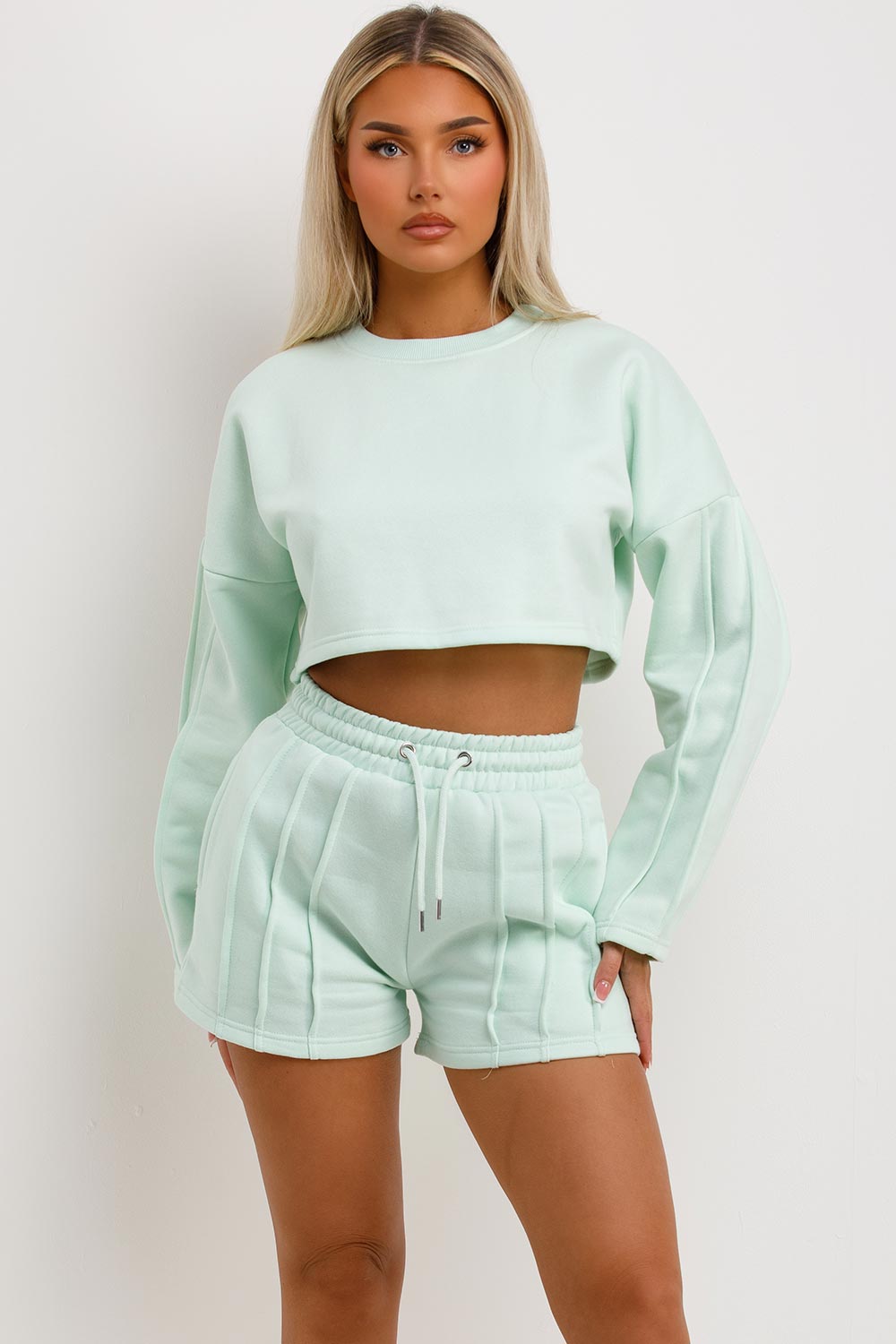 short tracksuit womens summer loungewear set uk