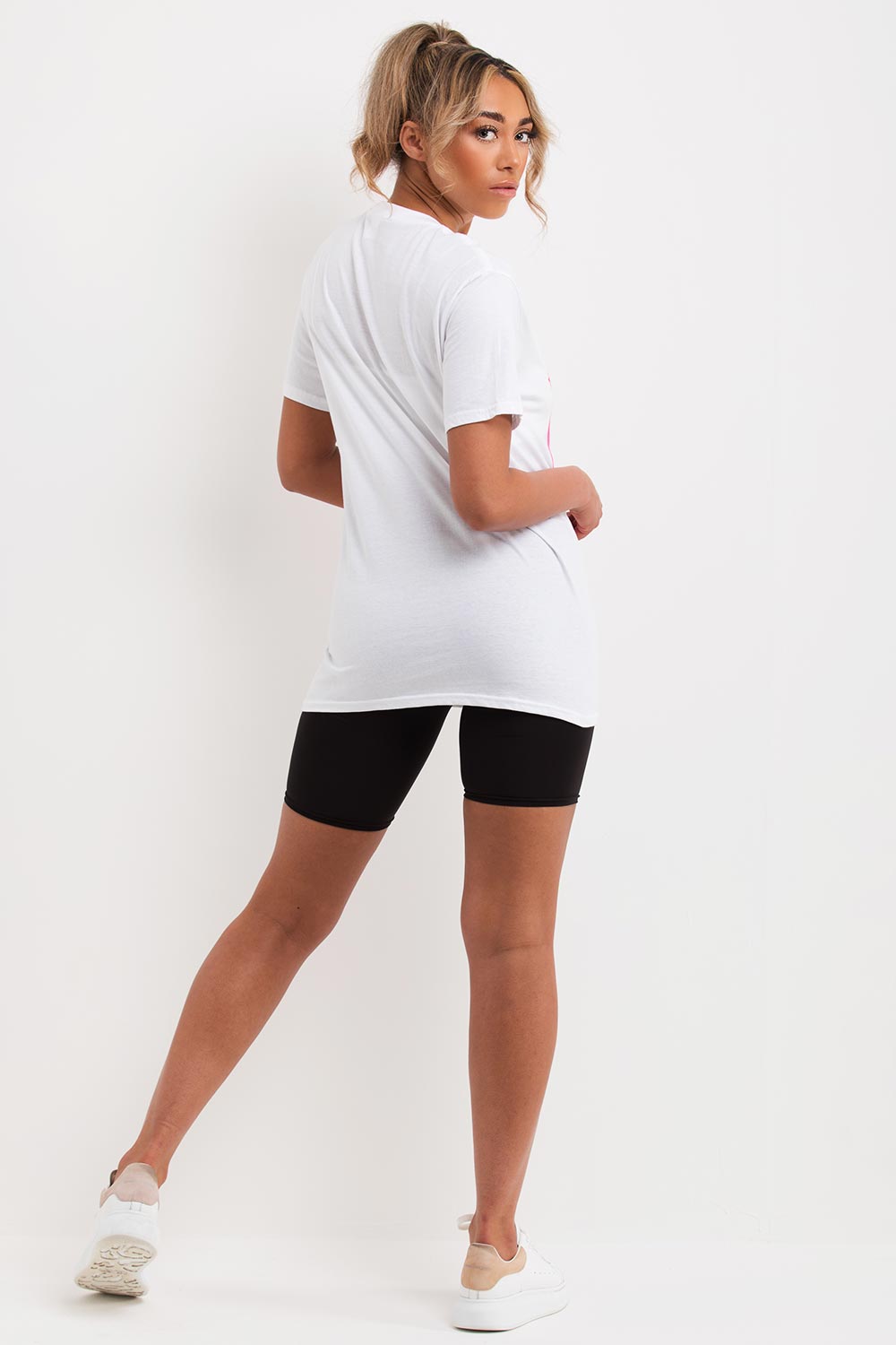 womens t shirt with self love club print