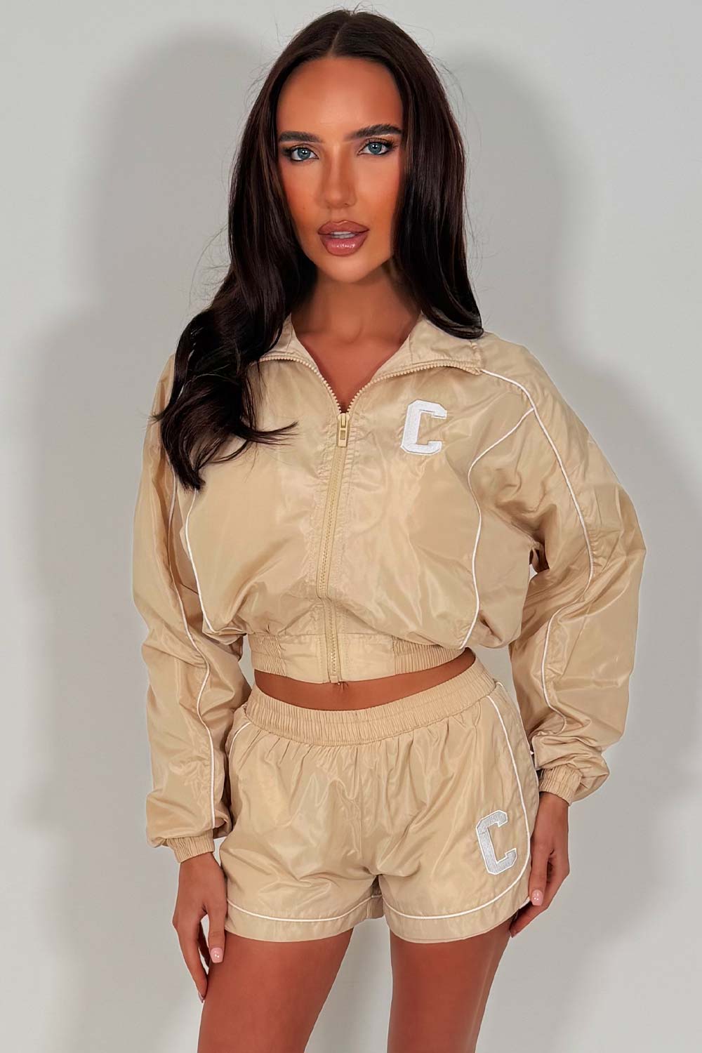 womens shorts tracksuit summer holiday festival outfit styledup uk