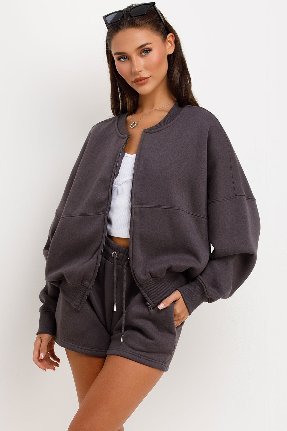 womens shorts tracksuit summer loungewear set