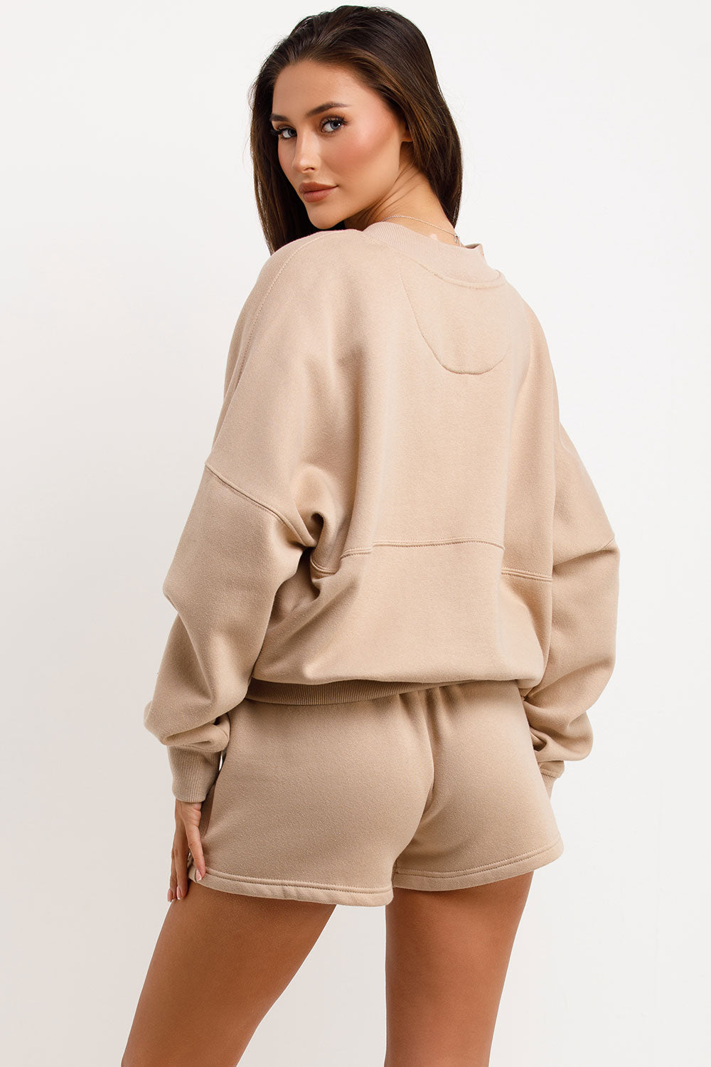 womens bomber jacket and shorts two piece set summer lounge set airport outfit