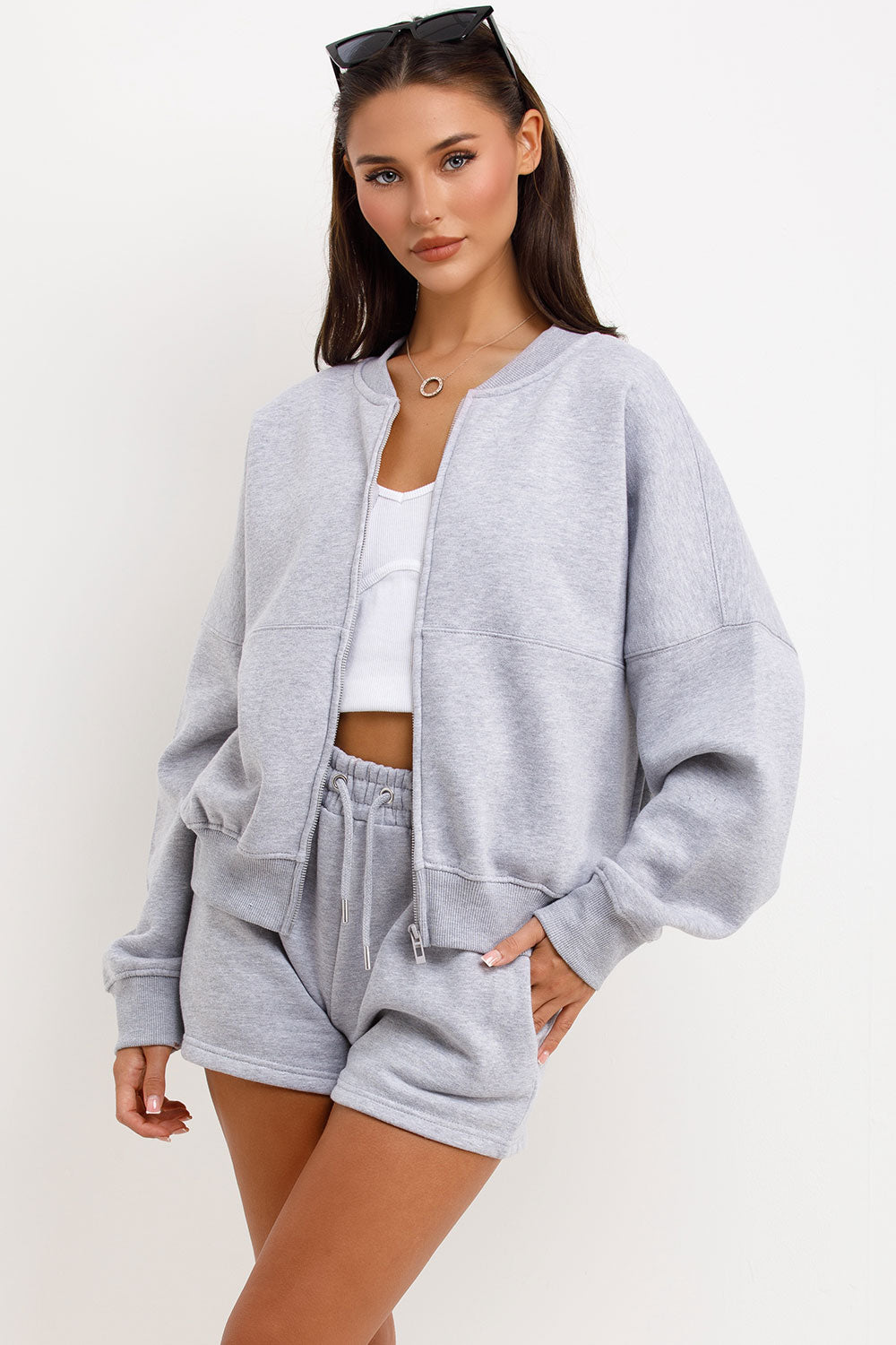 womens shorts tracksuit summer loungewear set