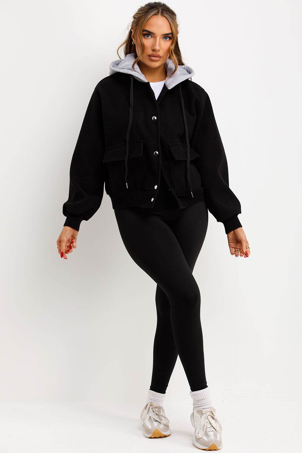 baseball bomber jacket with hood womens black zara textured jacket