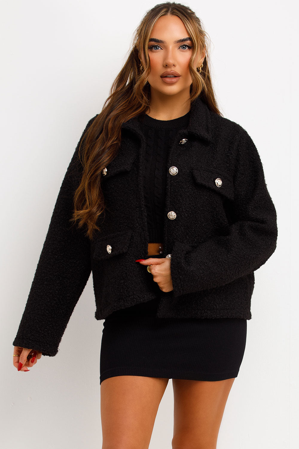 womens boucle jacket