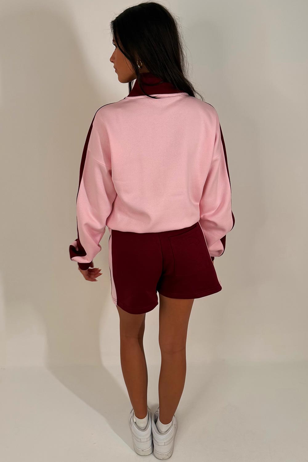 zara womens shorts tracksuit airport outfit uk