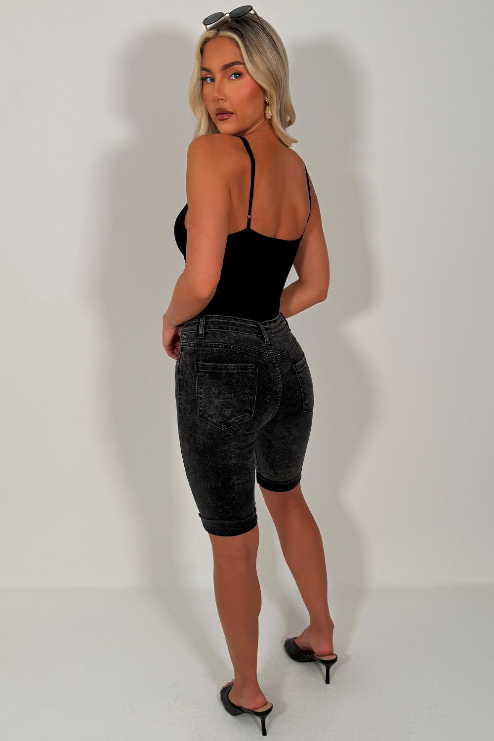 denim capri jeans styledup uk