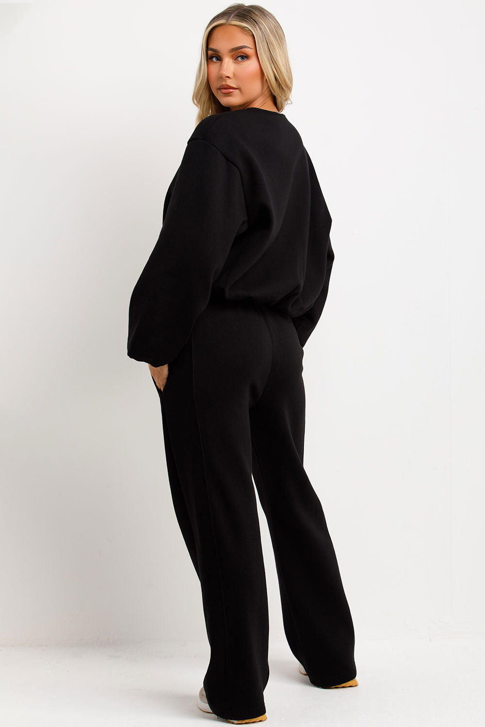 seam detail jogger and bomber jacket with elasticated hem elasticated cuff welt pockets on front tracksuit co ord zara womens