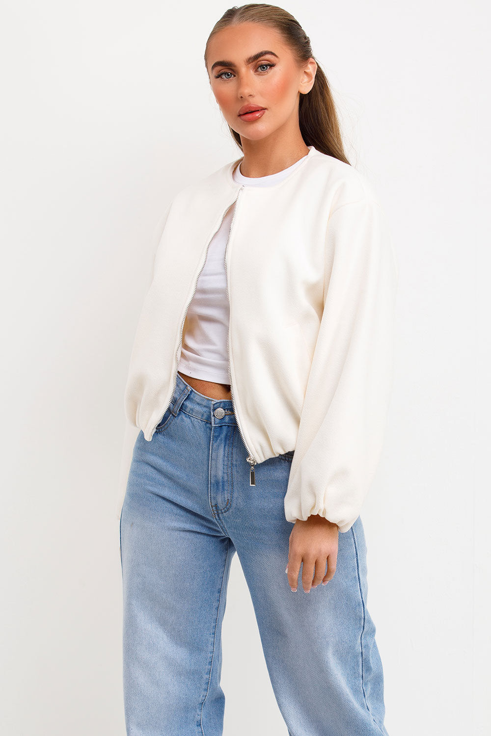 zara soft bomber jacket for womens styledup fashion
