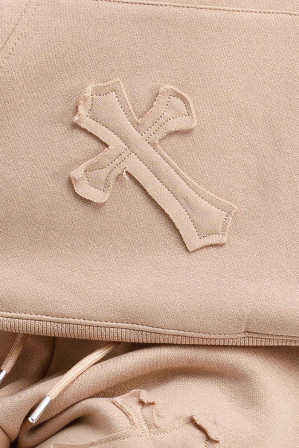 cross hoodie and joggers loungewear set womens styled up