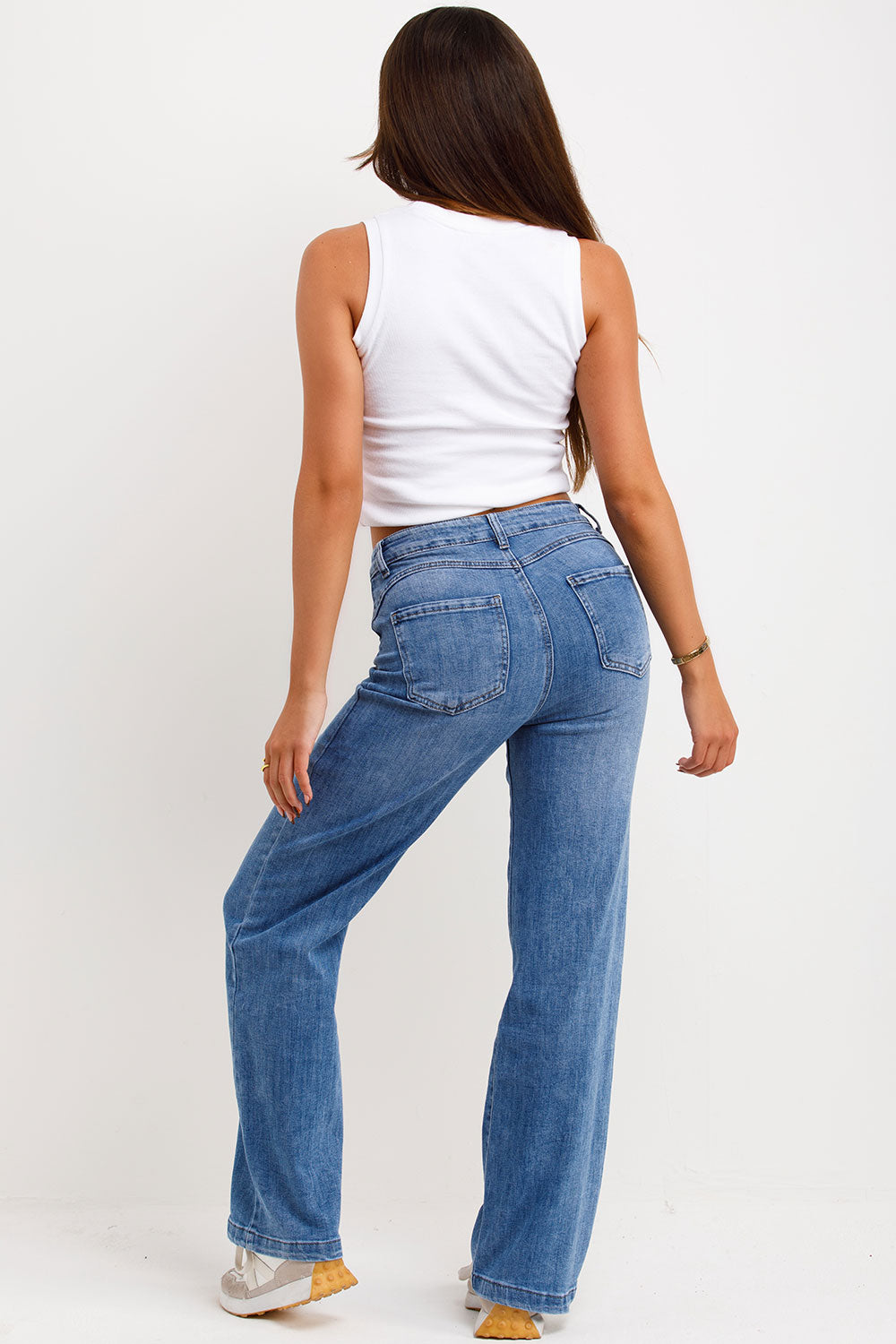 womens denim jeans with stretch styledup