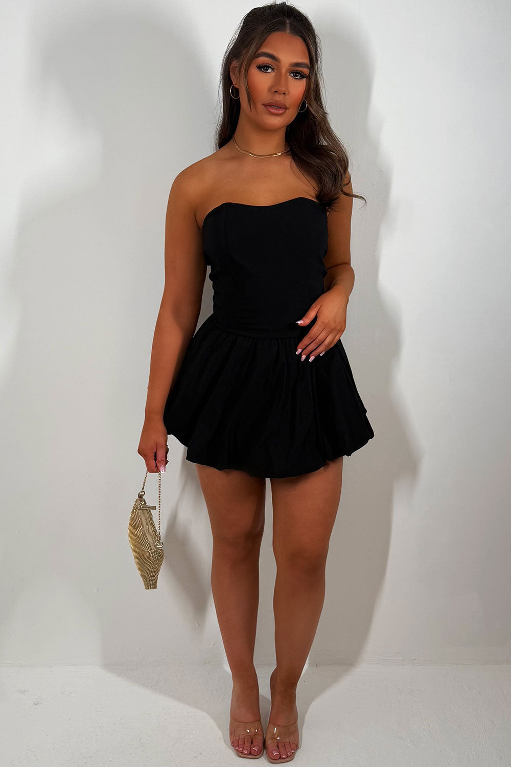 puffball mini dress